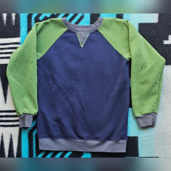 Fruit of the Loom Boys Fleece Raglan Crew Neck Sweatshirt - Picture 2 of 7